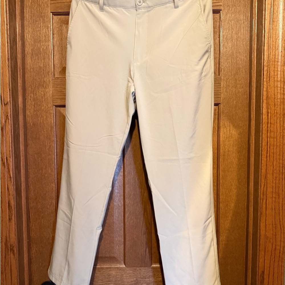 Men's IZOD Beige Golf Pants